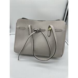 NANETTE‎ LAPORE Light Gray Bowed Shoulder Bag Double Handeled Purse